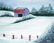 Campagne enneig�e